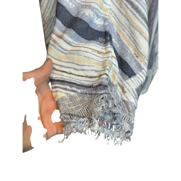 Nic + Zoe blue stripes lightweight tunic sweater size 3X - Picture 5 of 15